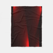 Cranberry En Zwarte Lichten Fleece Deken (Voorkant)