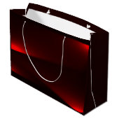 Cranberry En Zwarte Lichten Groot Cadeauzakje (Achterkant Gekanteld)