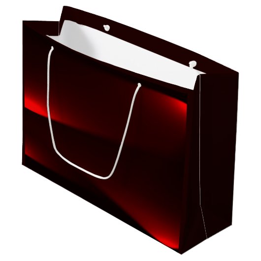Cranberry En Zwarte Lichten Groot Cadeauzakje (Voorkant Gekanteld)