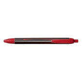 Cranberry En Zwarte Lichten Inkt Pen (Achterkant)