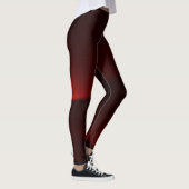 Cranberry En Zwarte Lichten Leggings (Rechts)