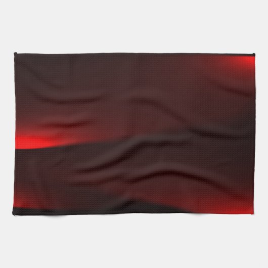 Cranberry En Zwarte Lichten Theedoek (Horizontaal)