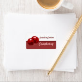 Cranberry-etiketten Etiket (Insitu)