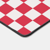 Cranberry fizz checkerboard pattern bureaumat (Hoek)