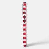 Cranberry fizz checkerboard pattern Case-Mate iPhone case (Achterkant / Links)