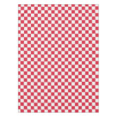 Cranberry fizz checkerboard pattern tafelkleed (Voorkant)