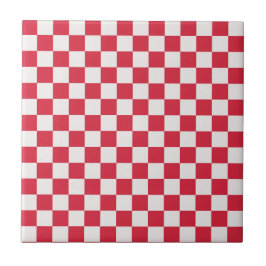 Cranberry fizz checkerboard pattern tegeltje