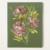 Cranberry floral planner (Achterkant)
