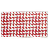Cranberry Houndstooth Pattern Pillow Hoesjes Kussensloop (Voorkant-Links)