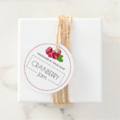 Cranberry Jam Eigen productlabel Ophangen Labels (In situ)