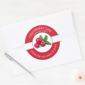 Cranberry Jam Label (Envelop)