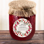 Cranberry Krans Waterverf Jam Label Inblikken