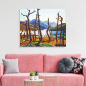 Cranberry Lake | Franklin Carmichael | Canvas Afdruk (Insitu (Woonkamer))