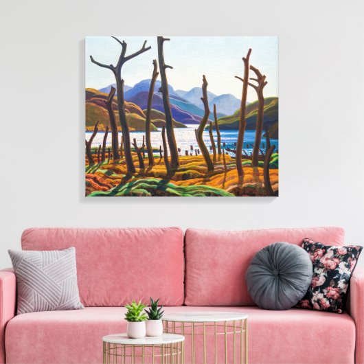 Cranberry Lake | Franklin Carmichael | Canvas Afdruk (Insitu (Woonkamer))