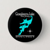 Cranberry Lake, New Jersey  Ronde Button 5,7 Cm (Voorkant)