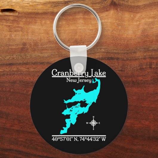 Cranberry Lake, New Jersey  Sleutelhanger (Voorkant)