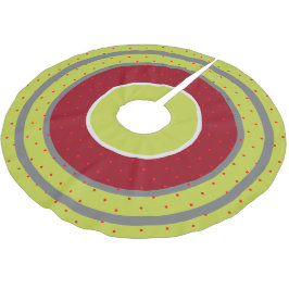 Cranberry Lime Stippenpatroon Kerstboom Rok