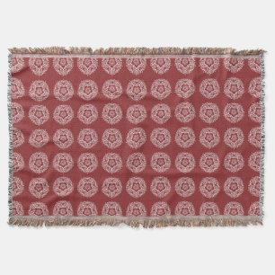 Cranberry Mandala Deken