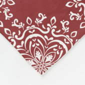 Cranberry Mandala Fleece Deken (Hoek)