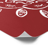 Cranberry Mandala Poster (Hoek)