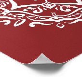 Cranberry Mandala Poster (Hoek)