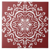 Cranberry Mandala Tegeltje (Voorkant)