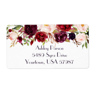 Cranberry    Marsalarechange address label