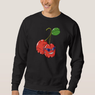 Cranberry met zonnebrillen Barbados-kersen Trui