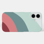 Cranberry & Mint Boho Color Flow Case-Mate iPhone Case (Achterkant (horizontaal))