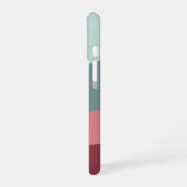 Cranberry & Mint Boho Color Flow iPhone 16 Hoesje (Linkerkant)