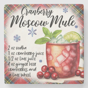 Cranberry Moscow Mule Recept Marmeren Onderzetter