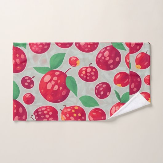 Cranberry Mozaïek Kleurrijk Gepersonaliseerd Patro Bad Handdoek (Handdoek)