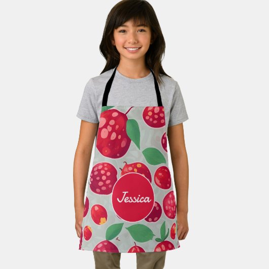 Cranberry Mozaïek Kleurrijk Gepersonaliseerd Patro Schort (Insitu)