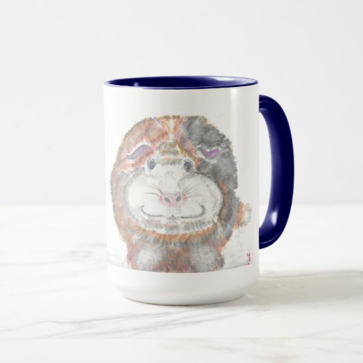 Cranberry Oranje Guinee Mok (Voorkant rechts)