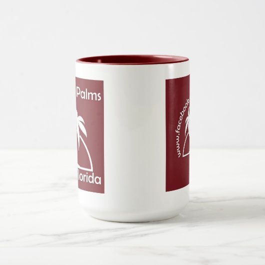 Cranberry Palms Koffie Mok (Midden)