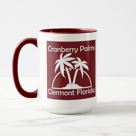 Cranberry Palms Koffie Mok (Links)