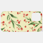 Cranberry Pattern Fruit and Natuur iPhone CASE Hoesje (Achterkant horizontaal)