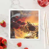 Cranberry Patterned Design Servetten (Insitu)