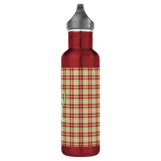 Cranberry Plaid  Waterfles (Rechts)