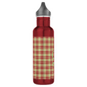 Cranberry Plaid  Waterfles (Links)