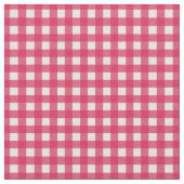 Cranberry Red Check Gingham for Home Canning Lids Stof (Close Up)