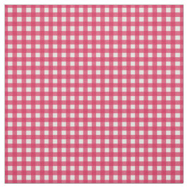Cranberry Red Check Gingham for Home Canning Lids Stof