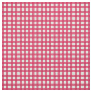 Cranberry Red Check Gingham for Home Canning Lids Stof