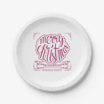 Cranberry Red, Retro Typography Holiday