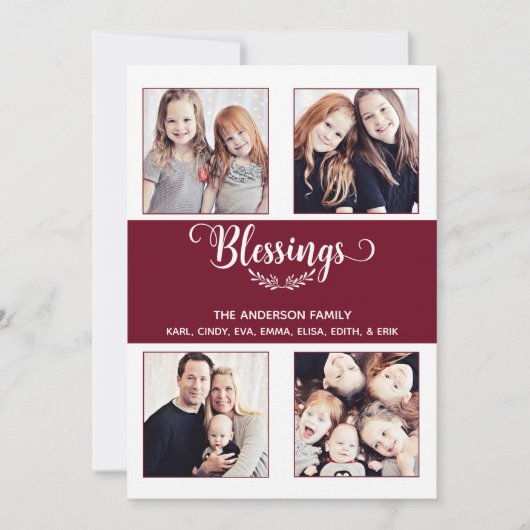 Cranberry Rood met Witte Stippen (Voorkant)