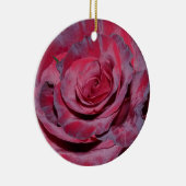 Cranberry Roos Keramisch Ornament (Rechts)