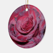 Cranberry Roos Keramisch Ornament (Links)