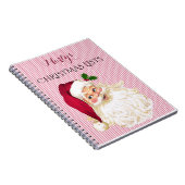 Cranberry Santa Claus doet cadeau Notitieboek (Rechterzijde)