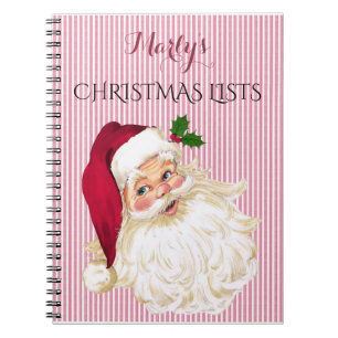 Cranberry Santa Claus doet cadeau Notitieboek