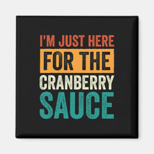 Cranberry Sauce Jellied Happy Thanksgiving in blik Magneet